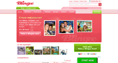 Desktop Screenshot of blingee.com